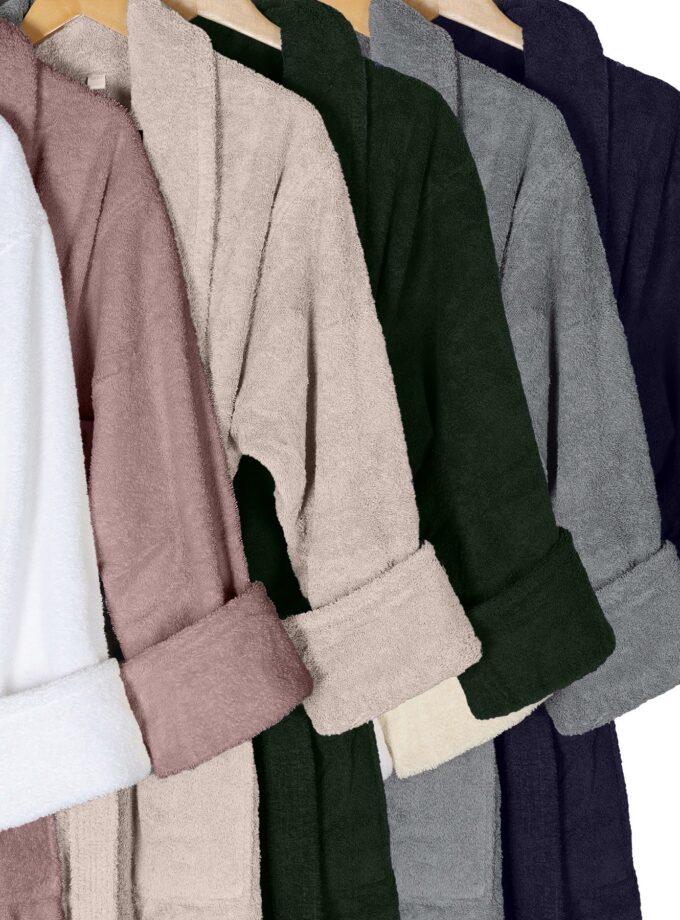 Egyptian Cotton Terry Bathrobe For Men and Women