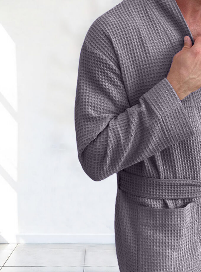 Waffle Bathrobe for Men and Women